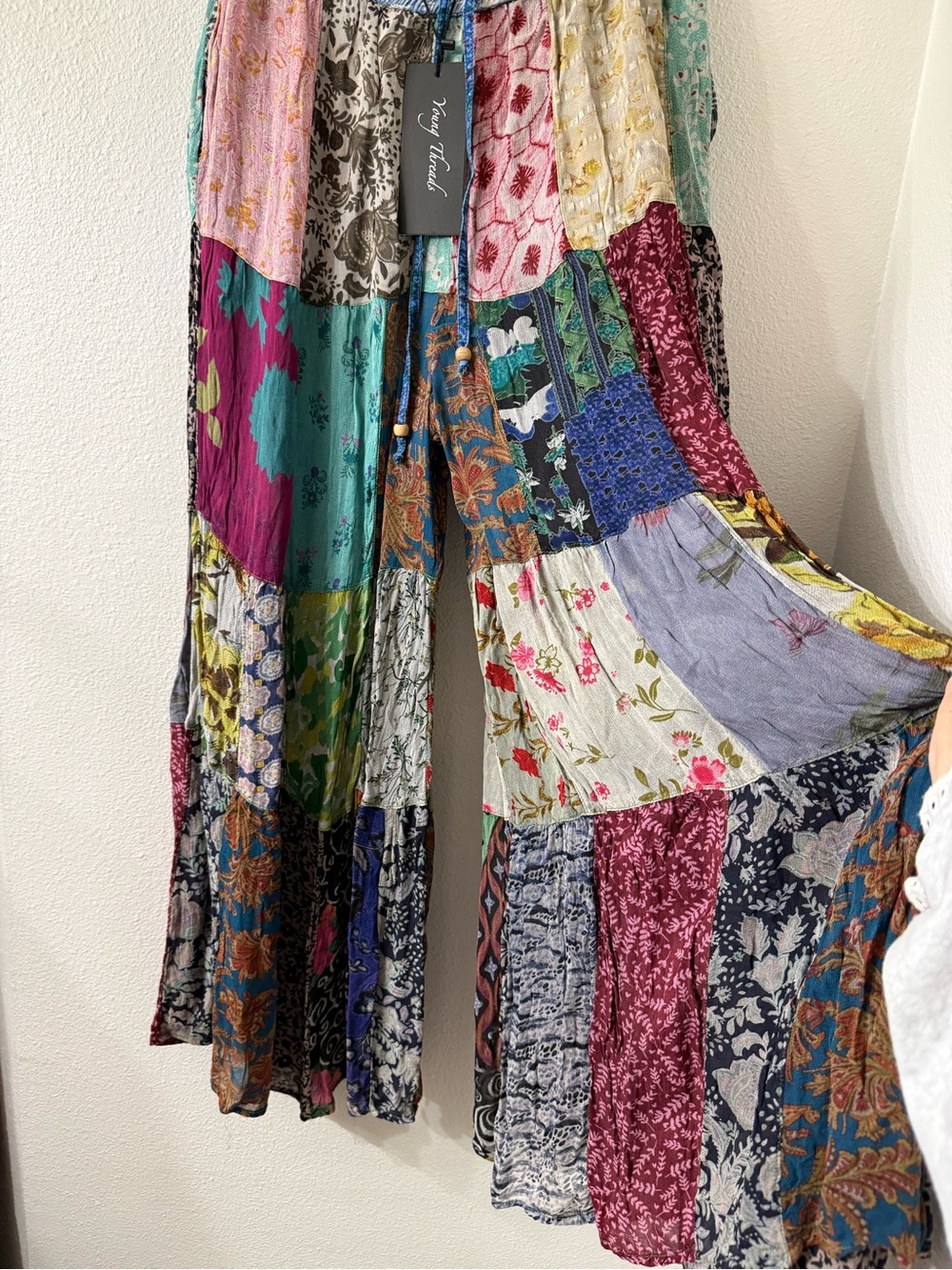 Young Threads Wide Leg Boho Pants Size Large